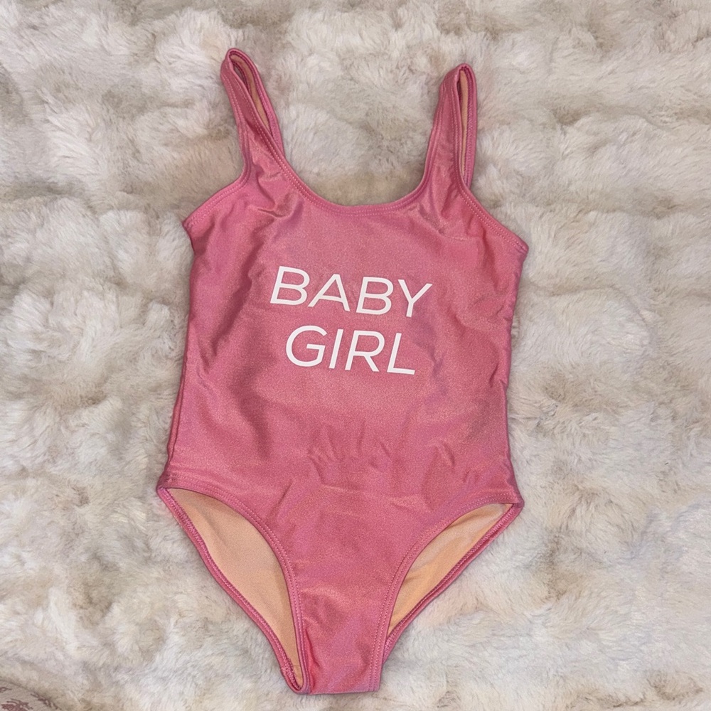 PRIVATE PARTY Pink Baby Girl Bodysuit